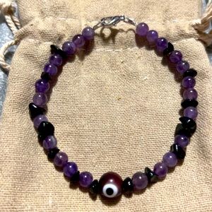 crystal stone bracelet